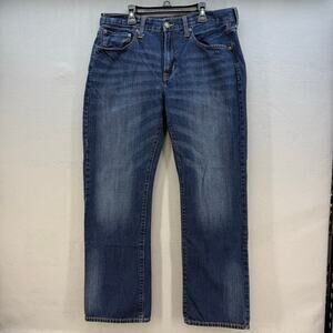 American Eagle Outfitters Men's Jeans 34x32 Blue Original Straight Dad Jeans